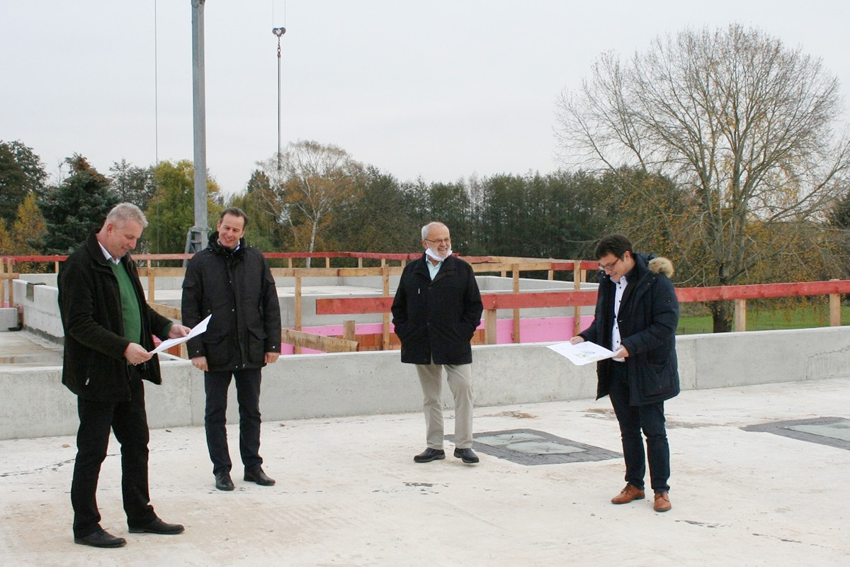 Presseartikel: Zufrieden mit Fortgang der Arbeiten