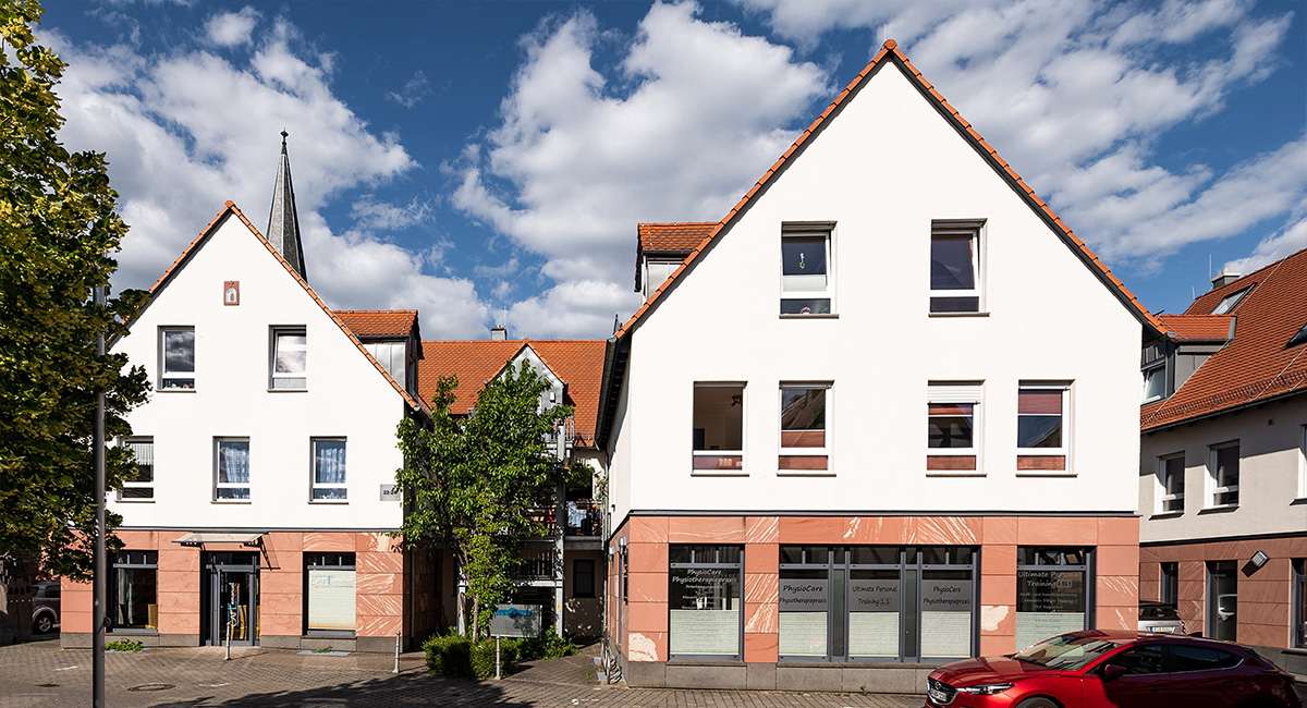 Ansicht des Wohnhauses der Wohngruppe Rodgau