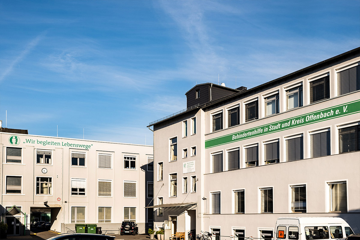 Die Gebäude der Geschäftsstelle und des Ambulanten Dienstes