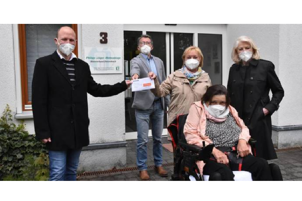 Presseartikel: Spende für Philipp-Jäger-Anlage