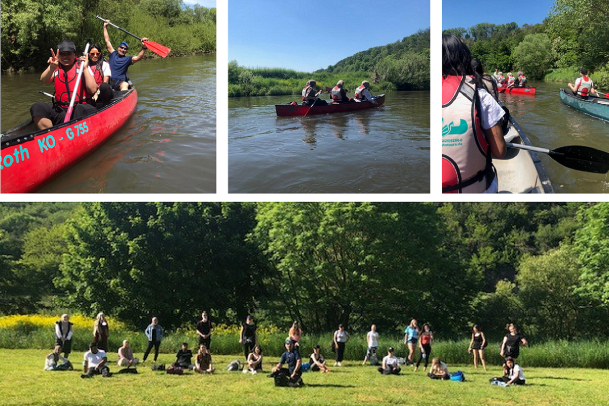 Bildungsseminar für Freiwilligen-Teamwork: „Wir sitzen alle im gleichen Boot – Paddeln auf der Lahn“