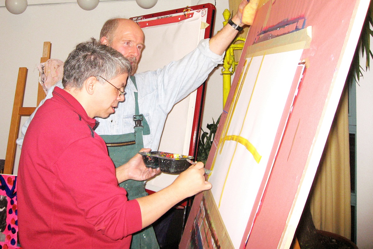 „Kunst will Vielfalt“ Inklusiver Kunstworkshop im Stadtteilbüro Senefelder-Quartier