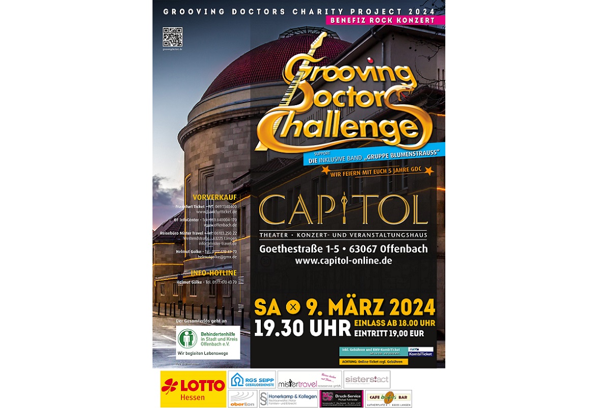 Benefiz-Rockkonzert am 9. März im Capitol